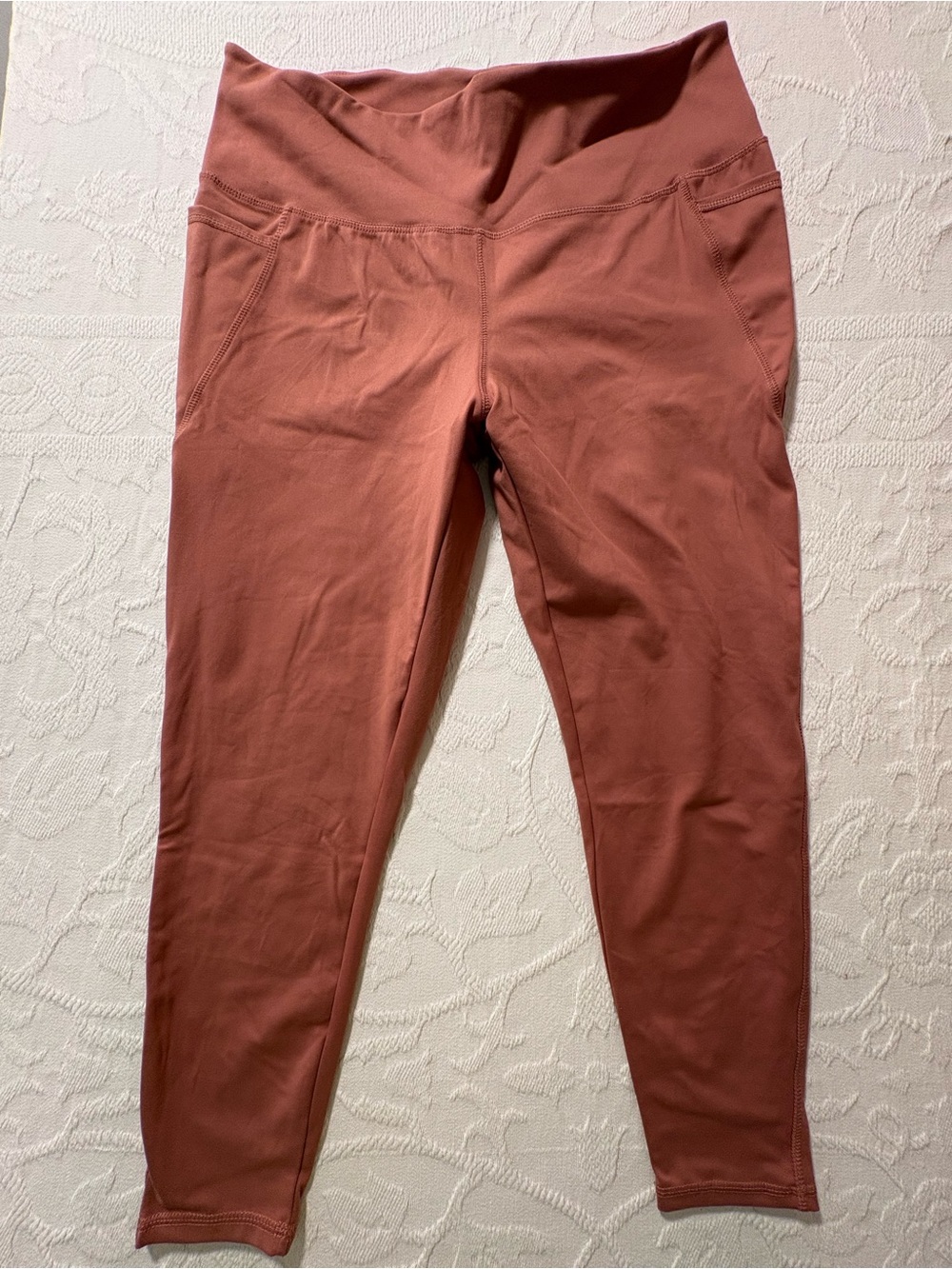 Danskin Women’s Rusty Rose Stretch Yoga Leggings